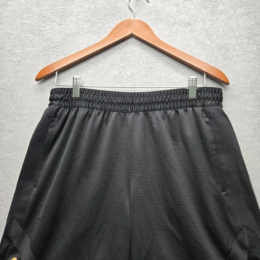 Air Jordan Men Activewear Shorts M Black Athletic Sweat Jumpman Logo Dri-Fit